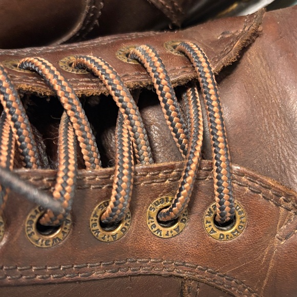 Dr. Martens Dark Brown Men's Leather Boots - Picture 9 of 14